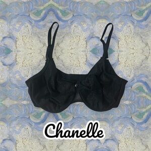 Chanelle Black Underwire Bra